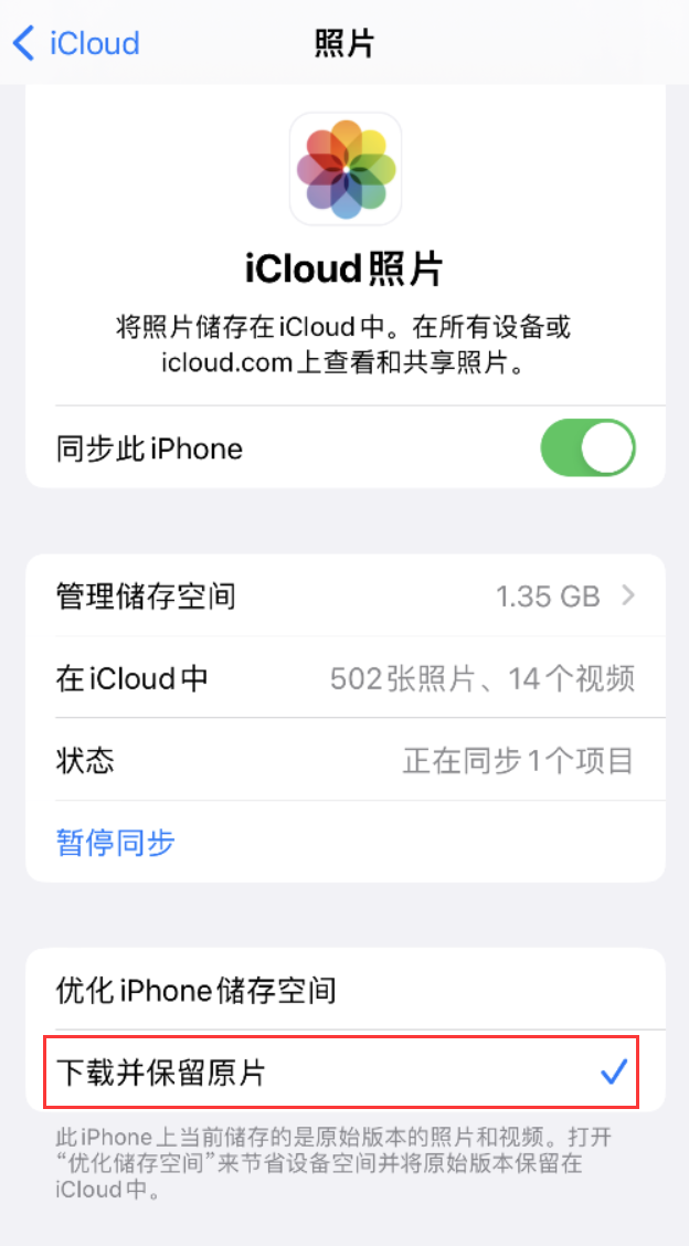 东昌苹果手机维修分享iPhone 无法加载高质量照片怎么办 