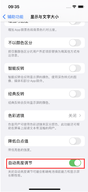 东昌苹果15维修店分享iPhone 15 Pro系列屏幕亮度 