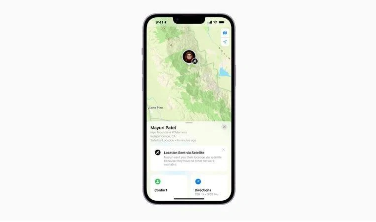 东昌苹果14维修分享iPhone14系列中 FindMy功能通过卫星分享位置方法教程 