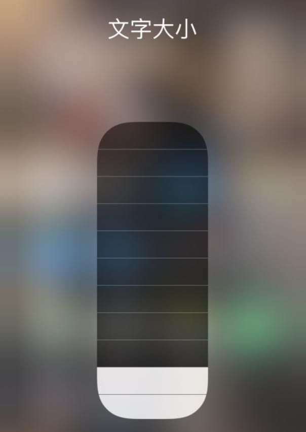 东昌苹果手机维修分享小技巧：在 iPhone 控制中心快速调节字体大小 