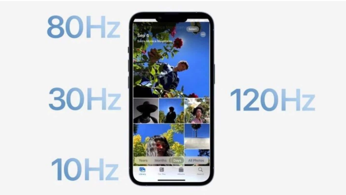 东昌苹果14维修分享iPhone 14有高刷吗 