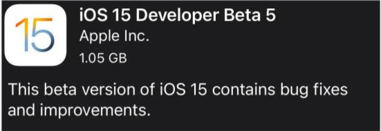 东昌苹果手机维修分享如何升级到iOS15.0 beta5 