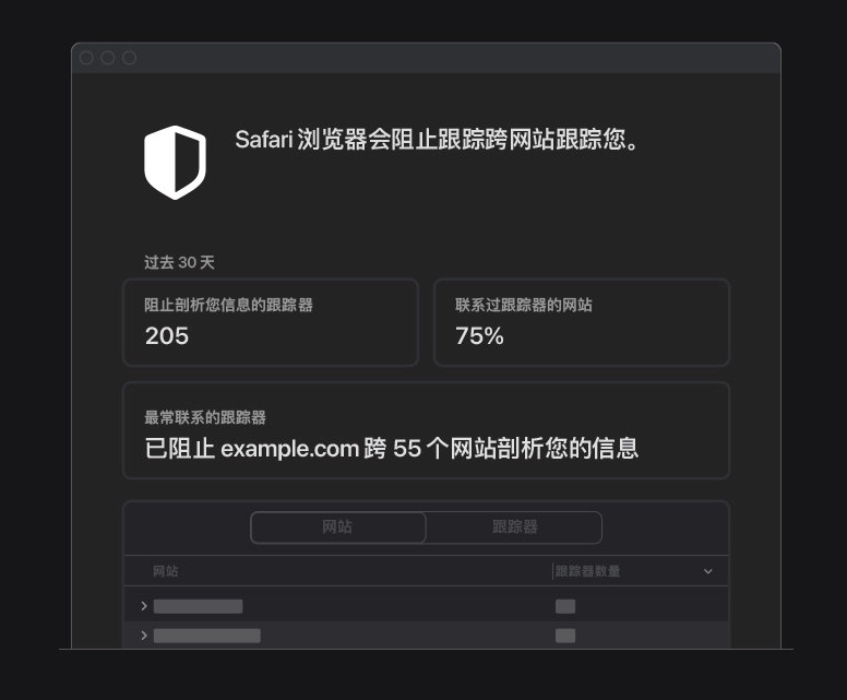 东昌苹果手机维修分享如何在 Safari 浏览器中查看和打开隐私报告 